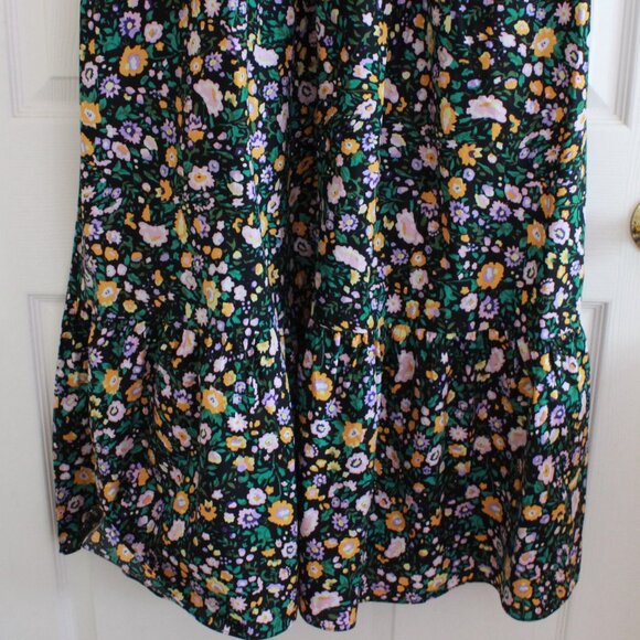 Tuckernuck Floral Midi Dress - Black and Multicolor - Picture 11 of 11